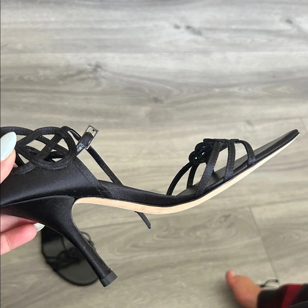 Badgley Mischka Strappy Black Heels